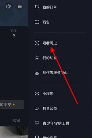 抖音短视频如何查看观看记录