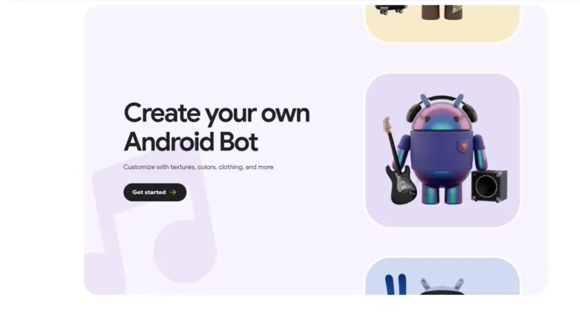 谷歌推出安卓吉祥物定制工具，允许用户随心装扮机器人