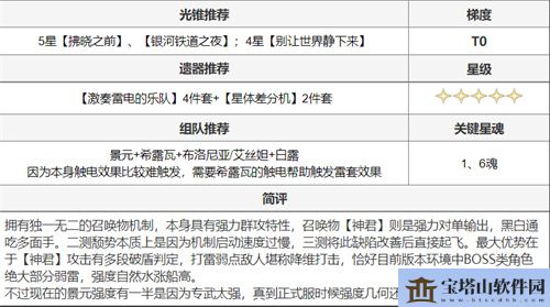 崩坏星穹铁道全角色搭配推荐