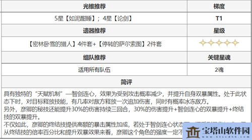 崩坏星穹铁道全角色搭配推荐